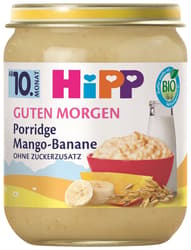 Porridge mango banana