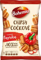 Bohemia Chipsy čočkové s příchutí paprika