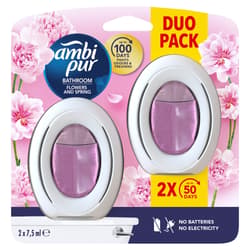 Ambi Pur Bathroom Flowers and Spring air freshener 2×75 ml