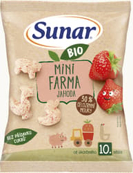 Sunar BIO Children's crisps mini farm strawberry