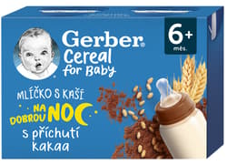 Gerber Cereal Milk with cocoa