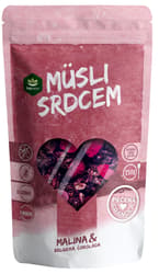 Topnatur Musli with a raspberry & Belgian chocolate