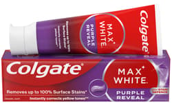 Colgate Max White Purple Reveal whitening toothpaste