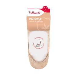 Bellinda Low Shoe Invisible Cotton Socks, Beige, Size 39-42