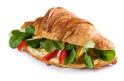 Pappudia Butter croissant with cheeses and vegetables