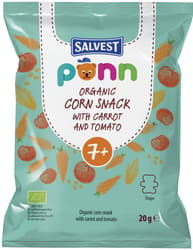 Salvest Põnn BIO Corn snack with carrot and tomato