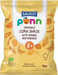 Salvest Põnn BIO Corn snack with mango nad banana