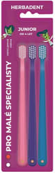 Herbadent Junior toothbrush Tripplepack