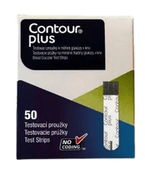 PROUŽKY DIAGNOSTICKÉ CONTOUR PLUS(PRO ZP KÓD 0169666;0142409) INZULÍNOVÝ REŽIM,50KS