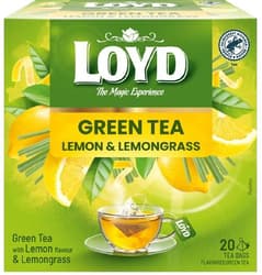 Loyd Pyramida zelený čaj s příchutí citronu a citrónovou trávou