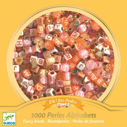 Djeco Alphabet beads, Gold