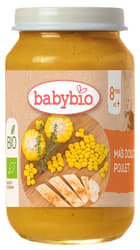 Babybio BIO Sweet corn with farm chicken