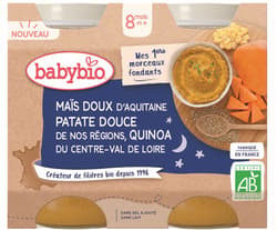 Babybio BIO evening bio menu sweet corn, sweet potatoes and quinoa