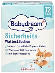 Babydream Bezpečnostní vatové tyčinky