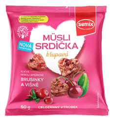Semix Hearts with cranberries and sour cherries