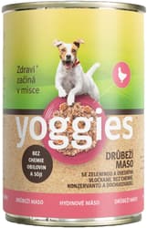 Yoggies Drůbeží konzerva pro psy se zeleninou a ovesnými vločkami