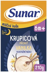 Sunar Cereal Milk Semolina Vanilla Flavour 6+ 210 g