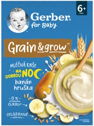 GERBER Milk porridge wheat-oat banana and pear