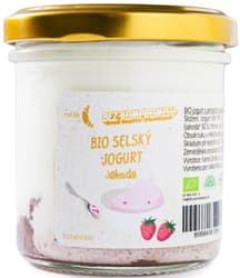 Rohlik.cz BIO Rural strawberry yogurt