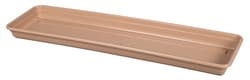 Lobelia Modern planter tray 40 cm, matte brown