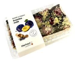 Merhautovo pekařství Cake with poppy seeds and plums