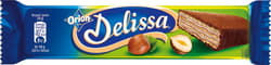 Delissa Wafer with hazelnut filling dipped in milk chocolate