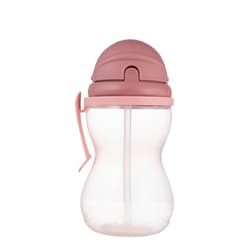 Canpol babies Sports bottle with straw 370 ml pink