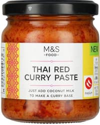 Marks & Spencer Thajská červená kari pasta