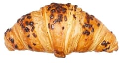 Croissant with hazelnut chocolate filling