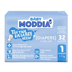 Moddia BABY Jednorázové plenky 1 Newborn (2–5 kg)