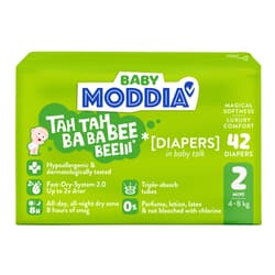 Moddia BABY Jednorázové plenky 2 Mini (4–8 kg)