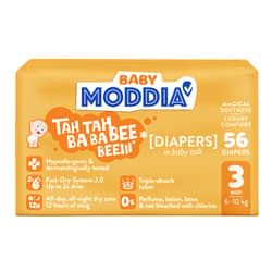 Moddia BABY Jednorázové plenky 3 Midi (6–10 kg)