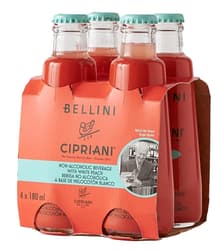 Cipriani Virgin Bellini Alcohol-Free BT 4 x 0,18L