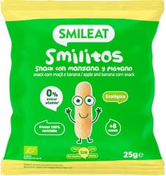 Smileat BIO Kukuřičné křupky banán a jablko