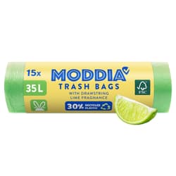 Moddia Odpadkové pytle 35 l s vůní limetky a zatahovací páskou
