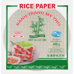 Bamboo Tree Rice Paper Spring Roll Round 22 cm