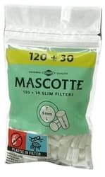 Mascotte Slim cigarette filters 6mm (120 pcs + 30 pcs)