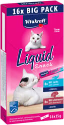 Vitakraft Liquid Snack Multipack játra a losos pro kočky 16×15 g