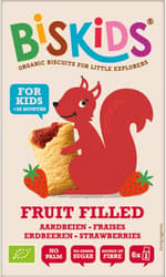 BISkids BIO soft children's cookies with strawberry puree without added sugar