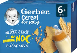 Gerber Cereal Milk with porridge biscuits