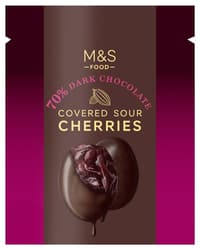 Marks & Spencer Třešně v hořké čokoládě
