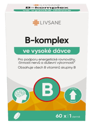 LIVSANE B-komplex ve vysoké dávce tbl.60