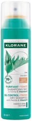 KLORANE Suchý šampon s kopřivou-tmavé vlasy 150ml