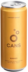 Cans Sparkling water mango flavour