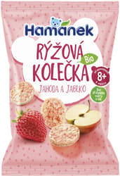 Hamánek BIO Rice Rolls Strawberry and Apple