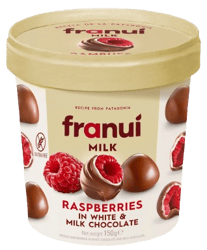 Franuí Maliny v bílé a mléčné čokoládě