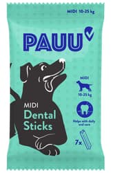 Pauu Dentální tyčinky pro psy midi