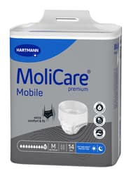 KALHOTKY NAVLÉKACÍ MOLICARE MOBILE 10 KAPEK M BOKY 80-120CM,2526ML,14KS