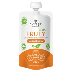 NUTREGO FRUTY PLUS BROSKEV perorální roztok 4X175ML