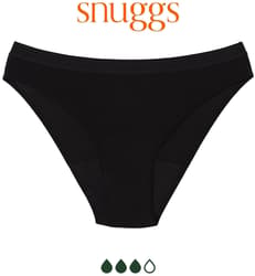 Snuggs Brief Tencel menstruační kalhotky M, černá